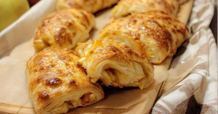 Sfogliatine salate con pere e formaggio: ricetta semplice e raffinata