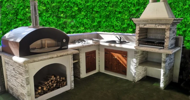 Cucina da esterno in muratura con forno a legna: guida completa
