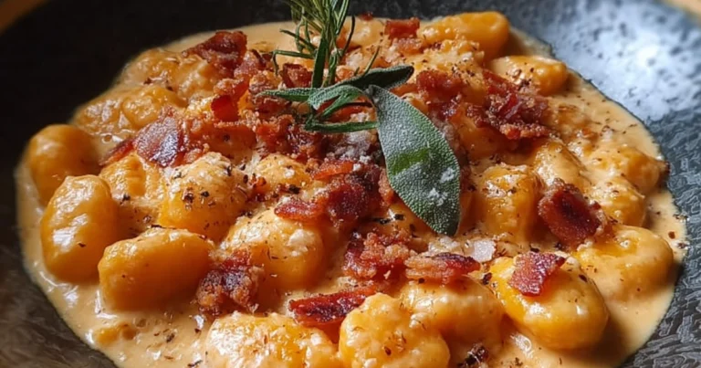 Gnocchi di Zucca con Crema di Speck Croccante: Ricetta Autunnale Cremosa e Irresistibile