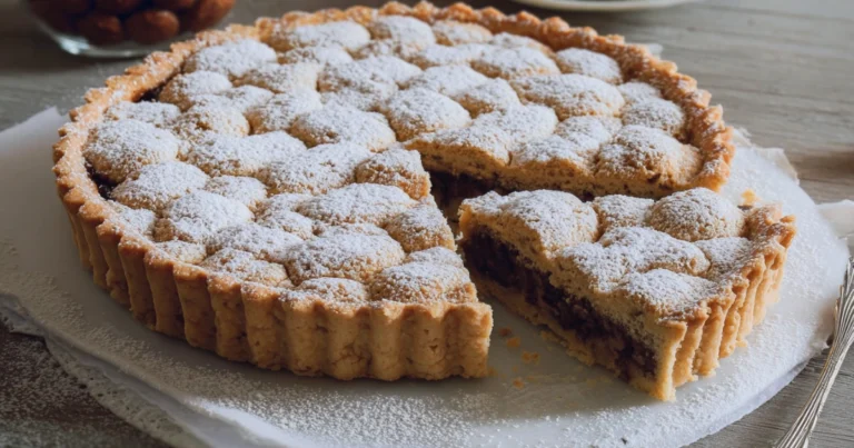 Crostata con amaretti: ricetta tradizionale cremosa e profumata