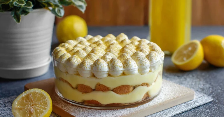 Dolce al limoncello: ricetta facile e fresca senza cottura con savoiardi