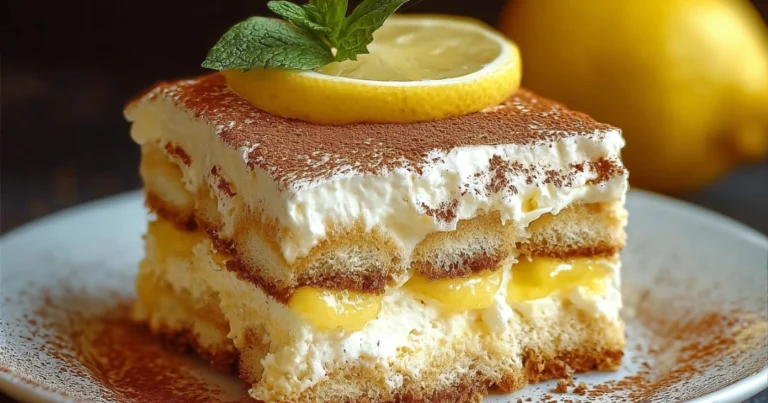 Tiramisù al limone: la ricetta fresca e cremosa che conquista in estate