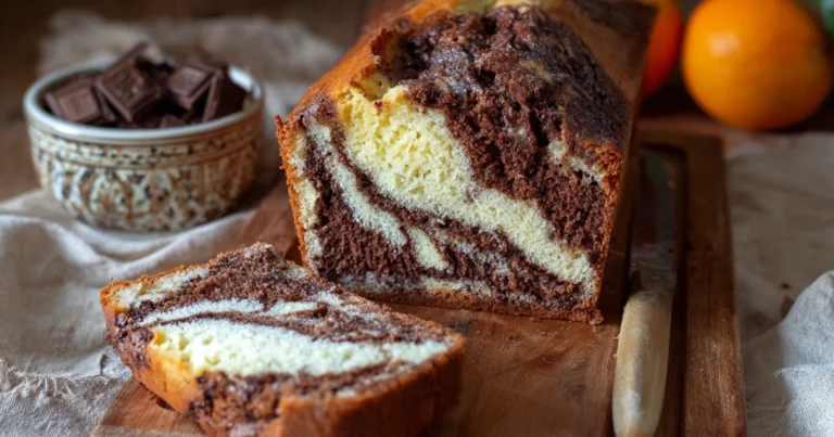 Plumcake marmorizzato allo yogurt: soffice, profumato e facile da preparare