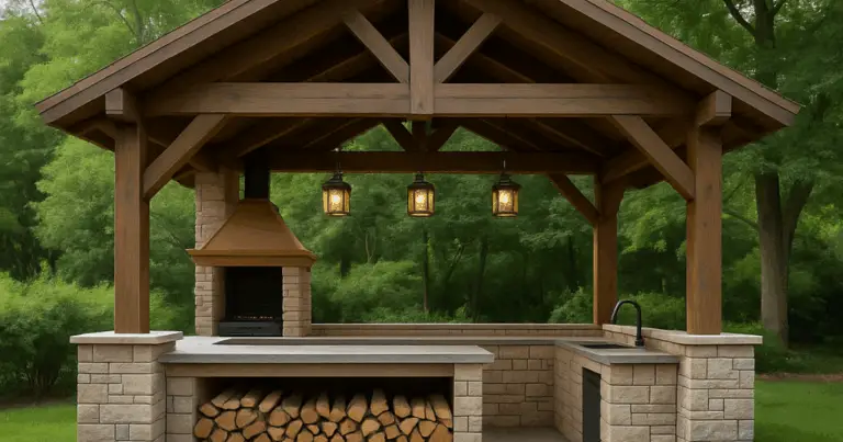 Cucina da esterno in legno e pietra: guida completa alla soluzione perfetta per il giardino