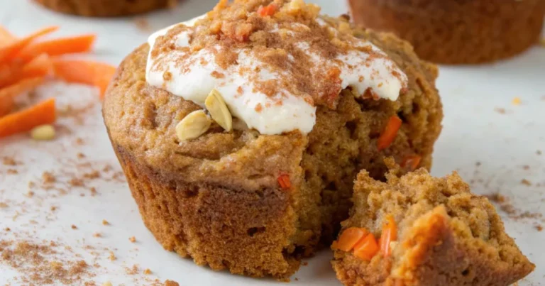 Muffin di carote senza farina con yogurt greco: ricetta proteica e gluten free