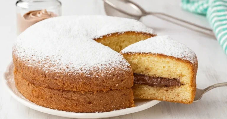 Torta Paradiso Farcita con Crema alla Nocciola