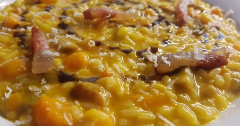 Risotto alla zucca: la ricetta autunnale cremosa e profumata