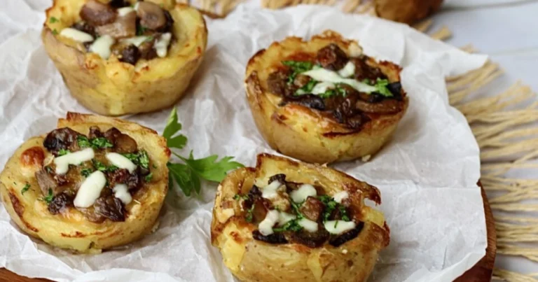 Cestini di Patate e Funghi: la Ricetta Facile per un Antipasto Croccante e Filante