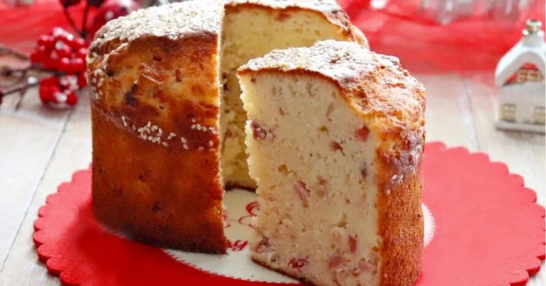 Panettone salato senza lievitazione: ricetta soffice e veloce con salumi e formaggi