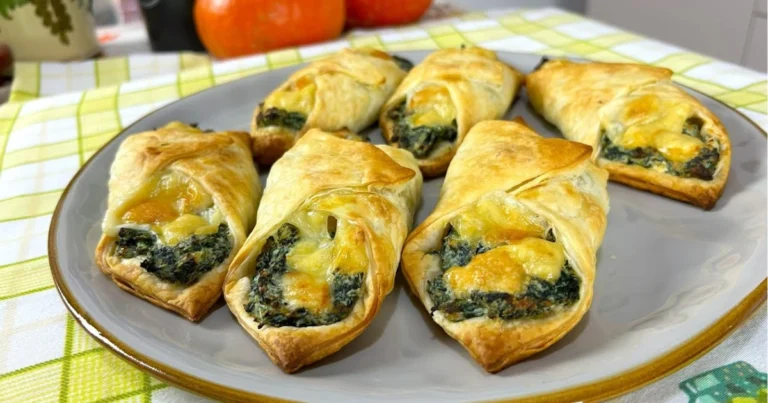 Cannoli di pasta sfoglia con ricotta e spinaci: l’antipasto semplice e saporito