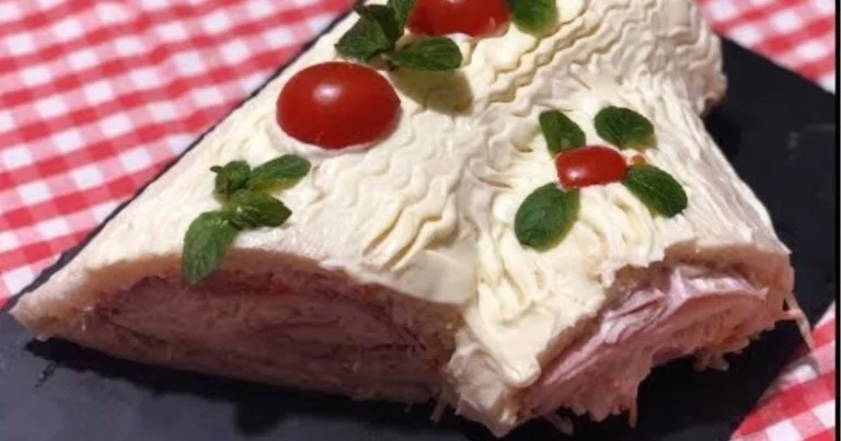 Tronchetto di Natale salato: antipasto scenografico e semplice da preparare