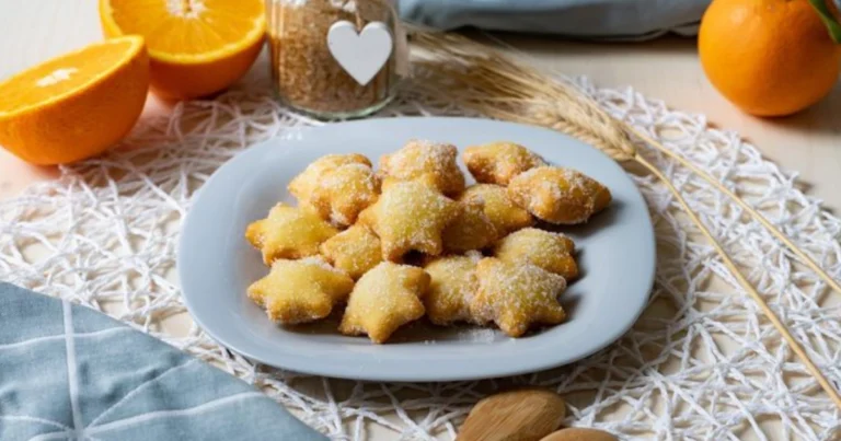 Stelline fritte all’arancia: dolcetti profumati, veloci e irresistibili