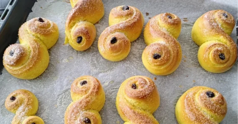 Lussekatter: la ricetta tradizionale dei gatti di Santa Lucia