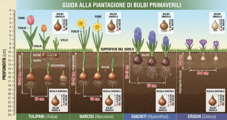 Quando piantare i bulbi da fiore in autunno: guida per zona climatica in Italia
