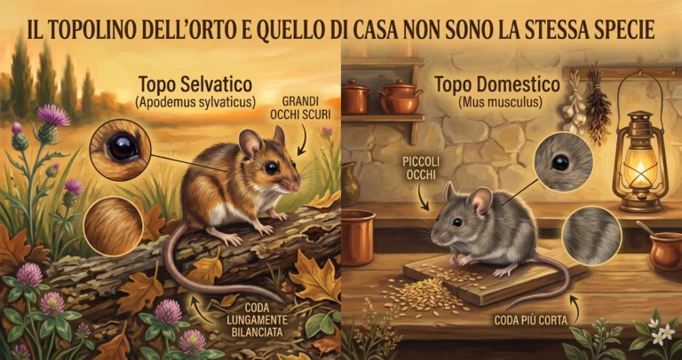 Topo selvatico o topo domestico? Come distinguerli e gestirli in modo diverso