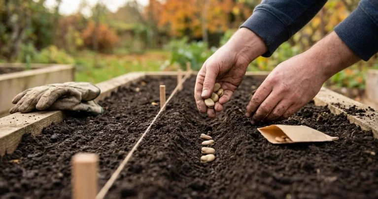 Cosa seminare a ottobre nell’orto: fave, piselli, aglio, spinaci e altro
