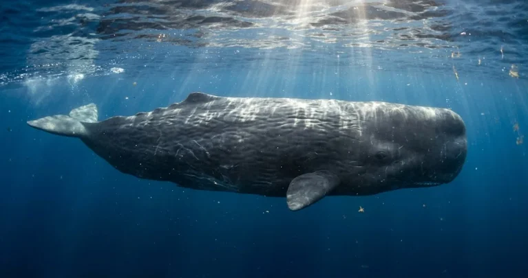 Capodoglio nel Mediterraneo: dove vive, come si immerge e quali minacce affronta