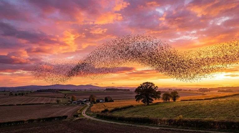 Il volo degli storni (murmuration): come fanno a muoversi insieme e perché lo fanno