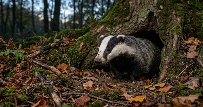 Il tasso europeo: tana, abitudini notturne e come riconoscere le sue tracce nel bosco