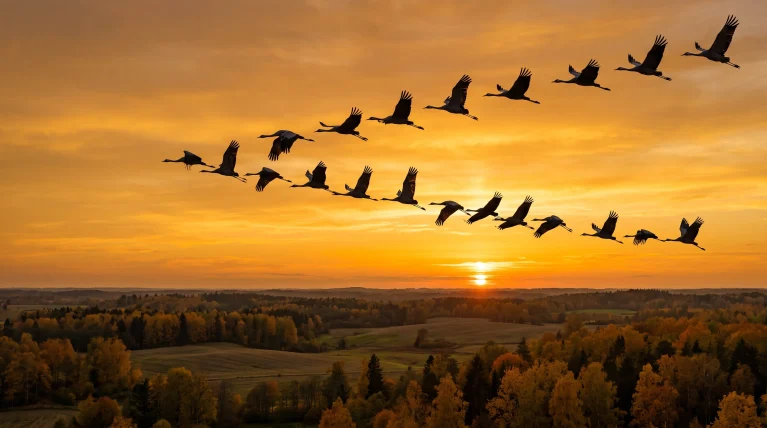 Migrazione autunnale degli uccelli in Italia: rotte, specie e dove osservarle