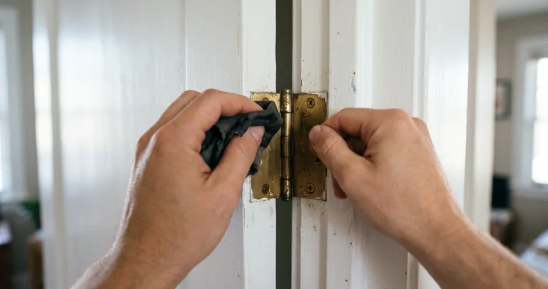 Porta che cigola: come eliminare il rumore dei cardini in 2 minuti