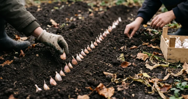 Piantare l’aglio in autunno: 4 errori da evitare per ottenere bulbi sani e ben sviluppati