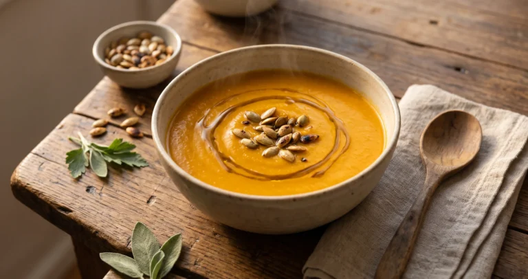 Vellutata di zucca cremosa senza panna: ricetta facile con ingredienti semplici