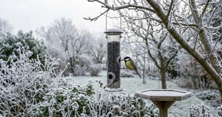 Come aiutare gli uccelli in inverno: mangiatoie, cibo giusto e errori da evitare