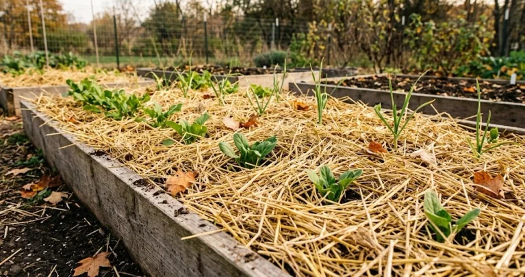 Pacciamatura in autunno: quali materiali usare, in che spessore e dove metterli
