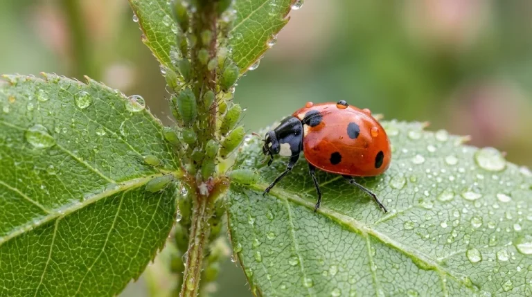 Larva di coccinella: come riconoscerla e perché proteggerla nel tuo giardino