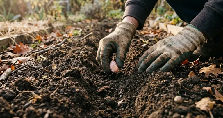 Come piantare l’aglio in autunno: periodo, profondità e cura fino al raccolto